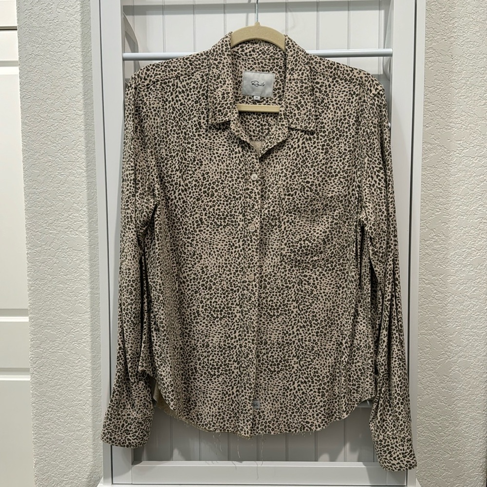 Rails Leopard Button Down Top *BRAND NEW*